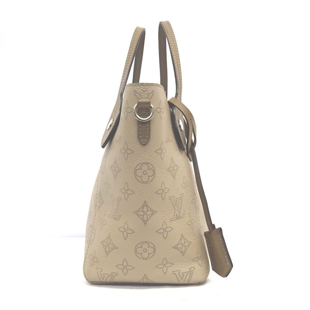 Louis Vuitton Handbag Leather Mahina Hina PM Magnolia Beige - Picture 4 of 16